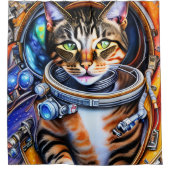 銀河系宇宙飛行士 シャワーカーテン (正面)
