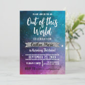 銀河系宇宙10代の誕生日 招待状 (スタンド正面)