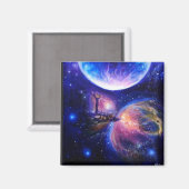 銀河系惑星と星雲 マグネット (正面/裏面)