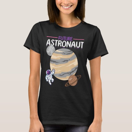 銀河系惑星宇宙科学宇宙未来 Tシャツ (正面)