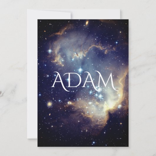 銀河系招待状 招待状 (裏面)