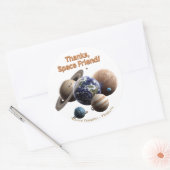 銀河系探検家 – この世界から感謝Sti ラウンドシール (封筒)