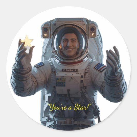 銀河系探検家 – この世界から感謝Sti ラウンドシール (正面)