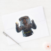 銀河系探検家 – この世界から感謝Sti ラウンドシール (封筒)