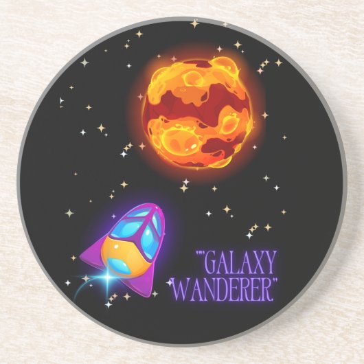 銀河系放流者絶縁タンブラー コースター (正面)