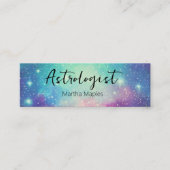 銀河系星占いテーマ宇宙リーダー スキニー名刺 (正面)