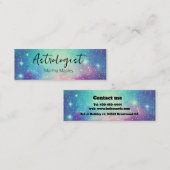 銀河系星占いテーマ宇宙リーダー スキニー名刺 (正面/裏面)