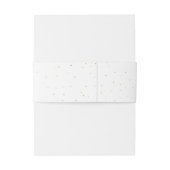 銀河系星空の夜天空の金ゴールド 招待状ベリーバンド (裏面例)