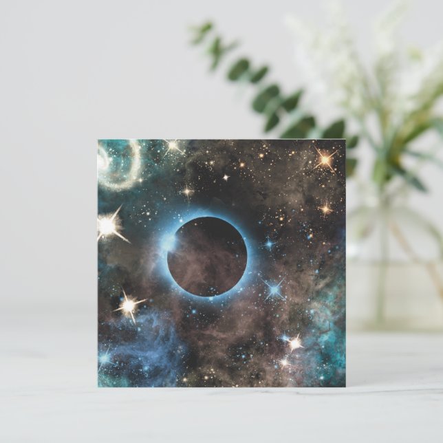 銀河系星雲ハッブル望遠鏡写真 (スタンド正面)