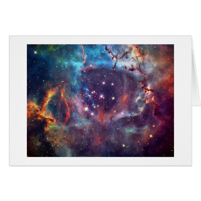 銀河系星雲宇宙画像。 (正面横)