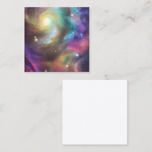 銀河系星雲 スクエア名刺 (正面/裏面)