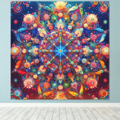 銀河系星 キャンバスプリント (インサイチュ (ウッドフロア))