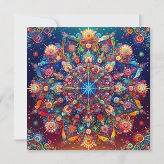 銀河系星 招待状 (正面)