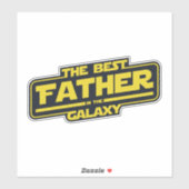 銀河系最高のの父の日の贈り物 シール (シート)