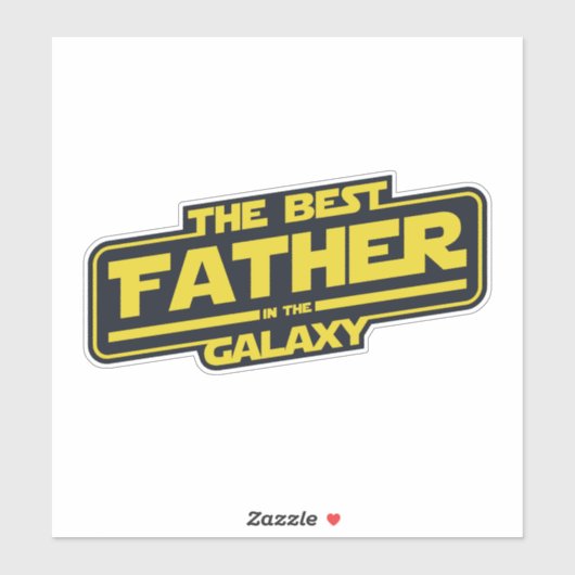 銀河系最高のの父の日の贈り物 シール (シート)