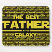 銀河系最高のの父の日の贈り物 マウスパッド (正面)
