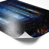 銀河系林深い林 フォトプリント            (角)