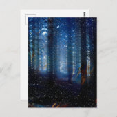 銀河系林深い林 ポストカード (正面/裏面)