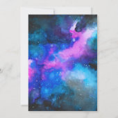 銀河系水彩|日付の保存 セーブザデート (裏面)