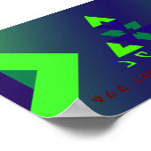 銀河系混練国旗のポスター ポスター (角)