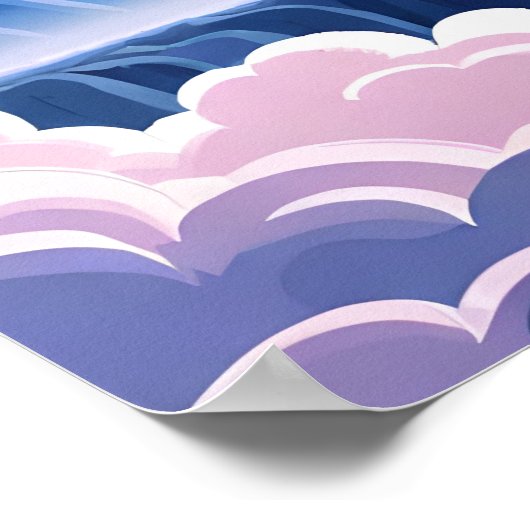 銀河系滝 ポスター (角)