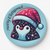 銀河系紙プレート | 宇宙をテーマにしたパーティー装飾 ペーパープレート (正面)