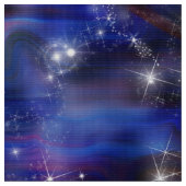 銀河系紫の美しい夜の星空像 ファブリック (クローズアップ)