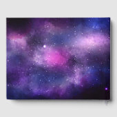 銀河系結婚の 書|星のパーソナライズされた中 ゲストブック (裏面)