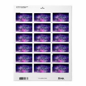 銀河系結婚ハート座住所 シール (フルシート)