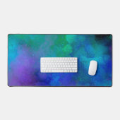 銀河系絵を描(ばちゃばちゃ)跳ねる効果 デスクマット (キーボード&マウス)