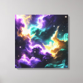 銀河系色ストーム キャンバスプリント