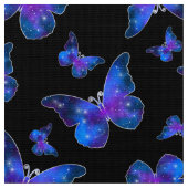 銀河系蝶クールの紺色 ファブリック (クローズアップ)