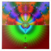 銀河系衝突フラクタル タイル (正面)