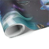 銀河系訪問者宇宙 ラッピングペーパー (ロールコーナー)