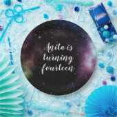 銀河系誕生日パーティー装飾宇宙テーマ ペーパープレート (パーティー)