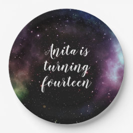 銀河系誕生日パーティー装飾宇宙テーマ ペーパープレート
