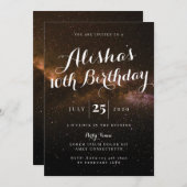 銀河系誕生日招待状 招待状 (正面/裏面)