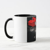 銀河系鉱山のスズメバチのマグ マグカップ (左)