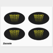 銀河系銀河系銀河系銀河系銀河系 楕円形シール (シート)