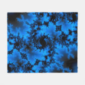 銀河系霜 フリースブランケット (正面(横))