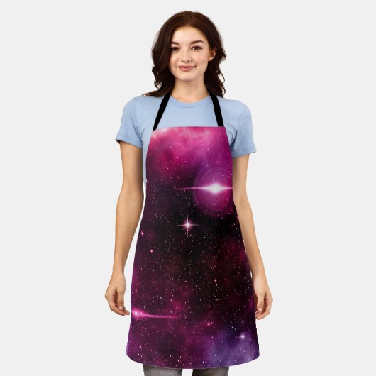 銀河系 エプロン (着用した状態)