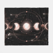 銀河系 フリースブランケット (正面(横))