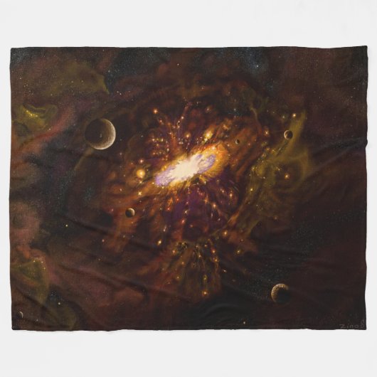 銀河系、ブラックホール フリースブランケット (正面(横))