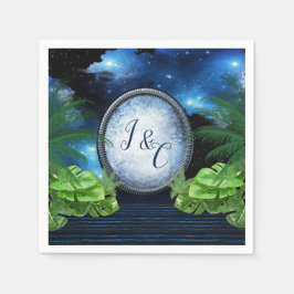 銀河系 – ポータルパーティーデコール スタンダードカクテルナプキン