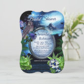 銀河系 – ポータルブライダルシャワー 招待状 (スタンド正面)