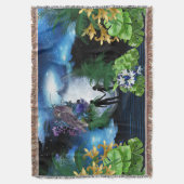 銀河系 – ポータルホームデコール スローブランケット (正面縦)