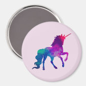 銀河系・ユニコーン、青と紫の空の色、Z マグネット (正面/裏面)