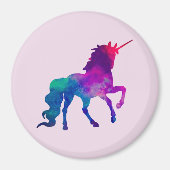 銀河系・ユニコーン、青と紫の空の色、Z マグネット (正面)