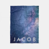 銀河系 • 名前の宇宙の背景 フリースブランケット (正面)