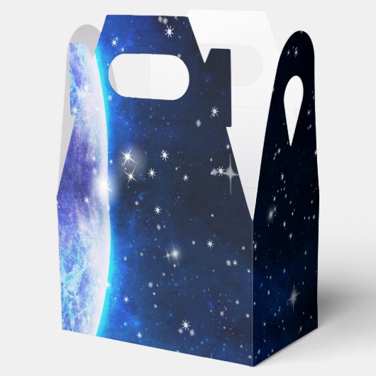 銀河系、宇宙、星、宇宙ギフトパターン フェイバーボックス (オープン)